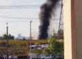 VIDEO: Colapsa helicóptero en Coyoacán, CDMX